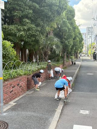 2025夏まつり掃除